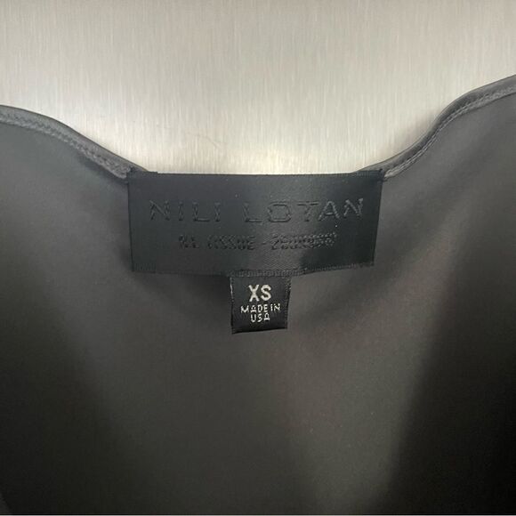 nili lotan women's  maxi cami dress gunmetal XS SOLD OUT - Picture 5 of 8